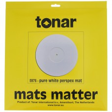 Мат акриловий для опорного диска вінілового програвача: Tonar Pure White Perspex Mat art.5976