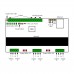 Контролер FNIP-6x2AD: 6-канальний інтелектуальний з Ethernet диммер, «все в одному», може управляти освітлювальними навантаженнями, підключеними прямо до його виходів