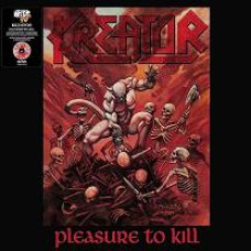 KREATOR - PLEASURE TO KILL 1986/2023 (NOISE116CLP, LTD., CLEAR WITH RED SPLATTER) NOISE/EU MINT