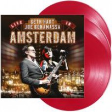 BETH HART AND JOE BONAMASSA - LIVE IN AMSTERDAM 3 LP Set 2024 (PRD74341-2, Red) MINT